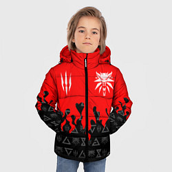 Куртка зимняя для мальчика THE WITCHER 5, цвет: 3D-черный — фото 2