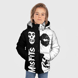 Куртка зимняя для мальчика MISFITS 1, цвет: 3D-черный — фото 2