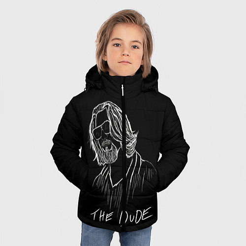 Зимняя куртка для мальчика THE DUDE Большой Лебовски / 3D-Черный – фото 3