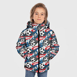 Куртка зимняя для мальчика FOOTBALL, цвет: 3D-черный — фото 2