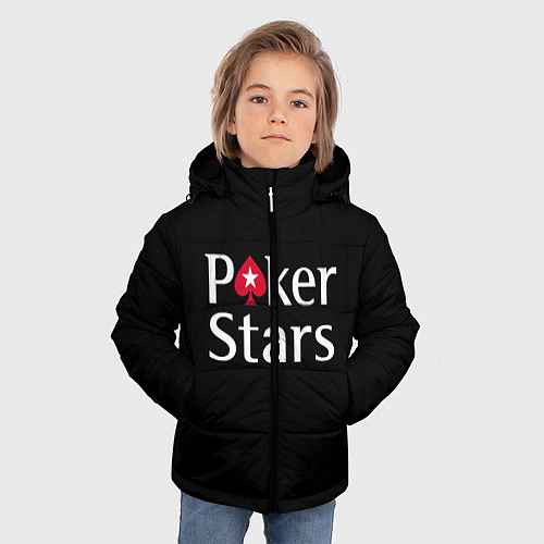 Зимняя куртка для мальчика Poker Stars / 3D-Красный – фото 3