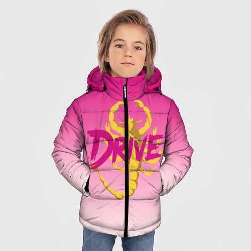Зимняя куртка для мальчика Драйв / 3D-Черный – фото 3