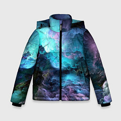 Зимняя куртка для мальчика Космическое море