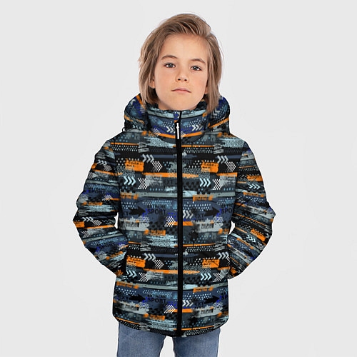 Зимняя куртка для мальчика Экстрим / 3D-Черный – фото 3
