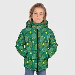 Куртка зимняя для мальчика Большой Теннис, цвет: 3D-черный — фото 2
