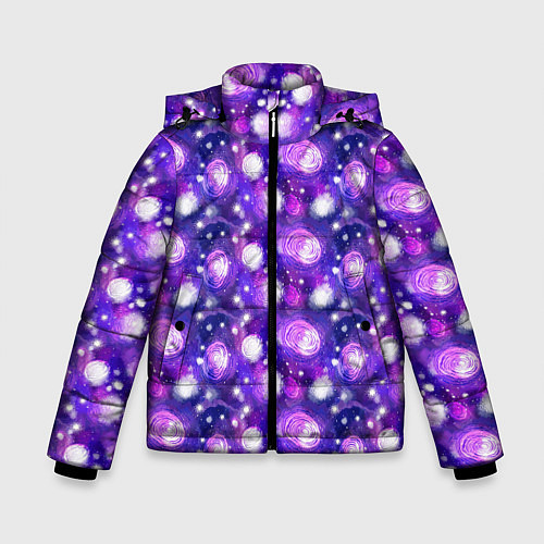 Зимняя куртка для мальчика Galaxy / 3D-Светло-серый – фото 1