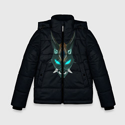 Куртка зимняя для мальчика Genshin Impact - Xiao, цвет: 3D-черный
