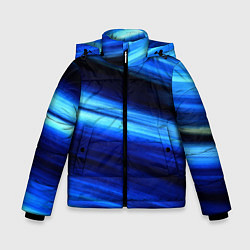 Куртка зимняя для мальчика Морской, цвет: 3D-черный