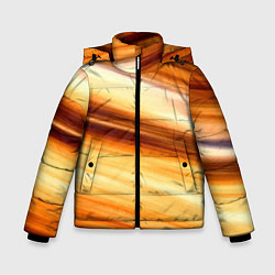 Куртка зимняя для мальчика Сахара!, цвет: 3D-черный