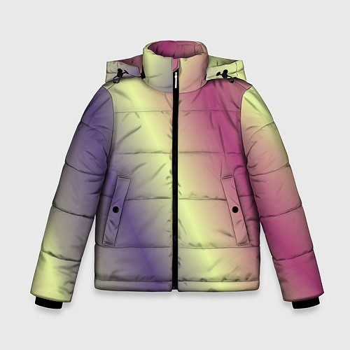 Зимняя куртка для мальчика Настроение / 3D-Светло-серый – фото 1