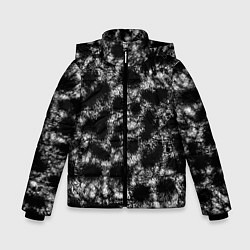Куртка зимняя для мальчика Множество лиц, цвет: 3D-черный