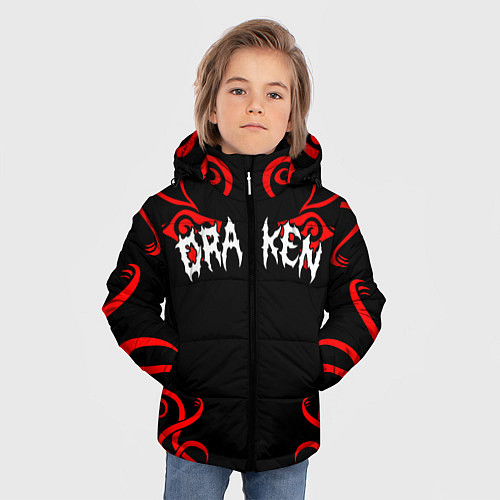 Зимняя куртка для мальчика КЭН РЮГУДЗИ ДРАКЕН / 3D-Черный – фото 3