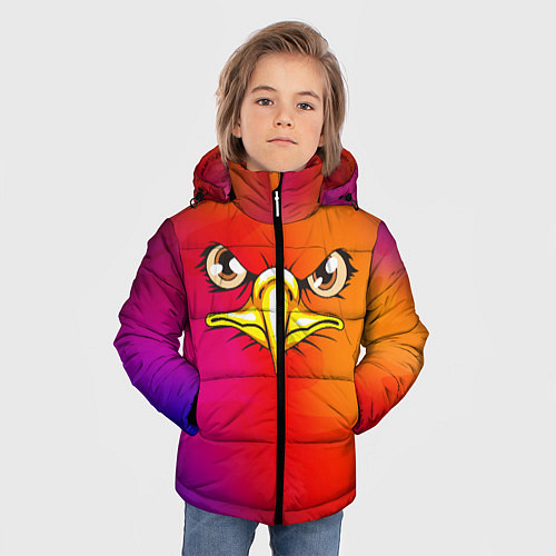 Зимняя куртка для мальчика ОРЁЛ / 3D-Черный – фото 3