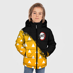 Куртка зимняя для мальчика КОСТЮМ ЗЕНИЦУ ZENITSU KNY, цвет: 3D-красный — фото 2