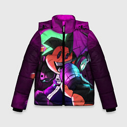 Куртка зимняя для мальчика Бойфренд Boyfriend FNF, цвет: 3D-черный