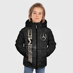 Куртка зимняя для мальчика MERCEDES LOGO BRONZE, цвет: 3D-светло-серый — фото 2