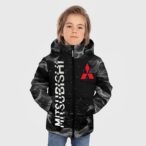 Зимняя куртка для мальчика MITSUBISHI ОГОНЬ / 3D-Черный – фото 3