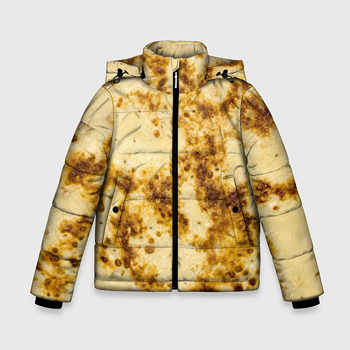 Зимняя куртка для мальчика Жареный блин / 3D-Светло-серый – фото 1