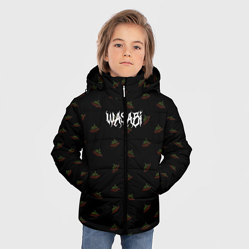 Зимняя куртка для мальчика Wasabi Gothic / 3D-Черный – фото 3