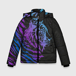 Куртка зимняя для мальчика Tiger Neon, цвет: 3D-красный