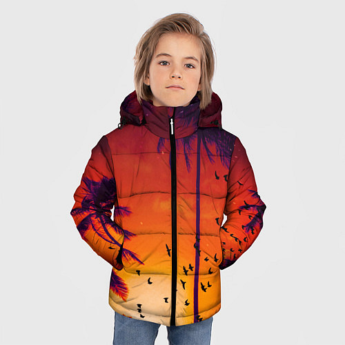 Зимняя куртка для мальчика РАЙСКОЕ НАСЛАЖДЕНИЕ / 3D-Черный – фото 3