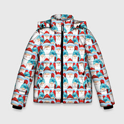 Куртка зимняя для мальчика Дедушки Морозы, цвет: 3D-черный
