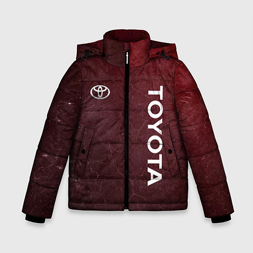 Зимняя куртка для мальчика TOYOTA RED GRUNGE / 3D-Светло-серый – фото 1