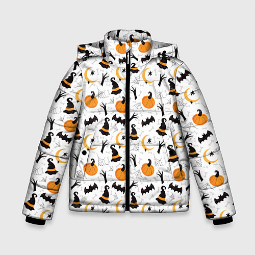 Зимняя куртка для мальчика Patern Halloween 5 / 3D-Светло-серый – фото 1