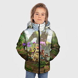 Куртка зимняя для мальчика МАЙНКРАФТ ГЕРОИ ПРОТИВ ЗЛА, цвет: 3D-красный — фото 2