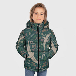 Куртка зимняя для мальчика Ласточкина политра, цвет: 3D-черный — фото 2