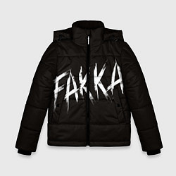 Куртка зимняя для мальчика FAKKA, цвет: 3D-черный