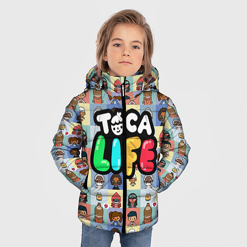 Зимняя куртка для мальчика Toca Life / 3D-Черный – фото 3