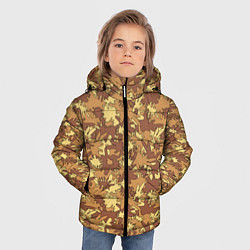 Куртка зимняя для мальчика Креативный Камуфляж, цвет: 3D-черный — фото 2