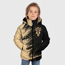 Куртка зимняя для мальчика Black clover bull, цвет: 3D-черный — фото 2