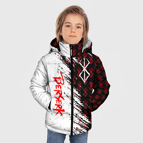 Зимняя куртка для мальчика Berserk Anime / 3D-Черный – фото 3