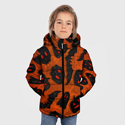 Куртка зимняя для мальчика Halloween print, цвет: 3D-черный — фото 2