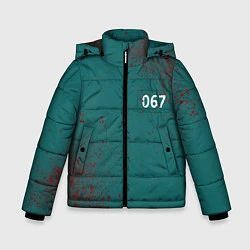 Зимняя куртка для мальчика Игра в кальмара: Персонаж 067