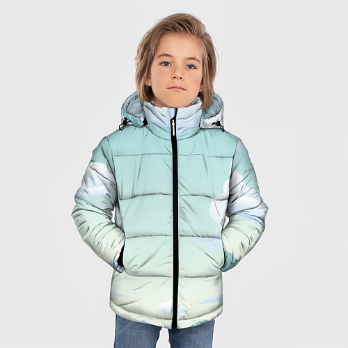 Зимняя куртка для мальчика Чистая природа / 3D-Черный – фото 3