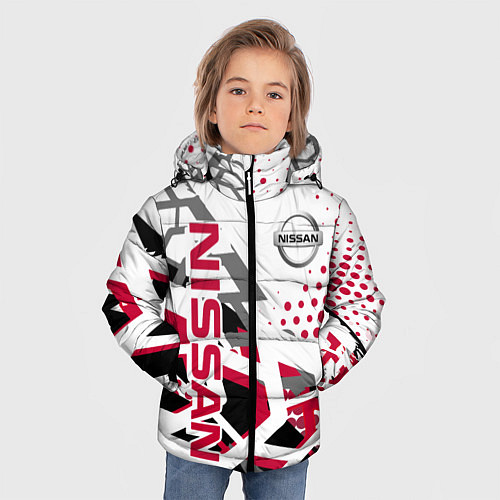 Зимняя куртка для мальчика Nissan Ниссан / 3D-Черный – фото 3