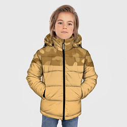 Куртка зимняя для мальчика Песочный, цвет: 3D-светло-серый — фото 2