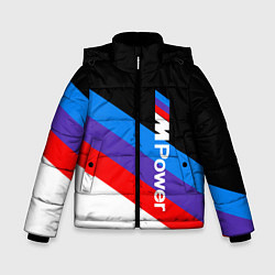 Куртка зимняя для мальчика MPower BMW, цвет: 3D-черный