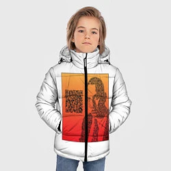 Куртка зимняя для мальчика QR Маяковский, цвет: 3D-черный — фото 2