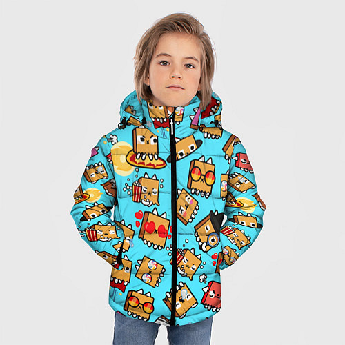 Зимняя куртка для мальчика PAPER BAG CAT TOCA BOCA TOCA LIFE WORLD / 3D-Черный – фото 3
