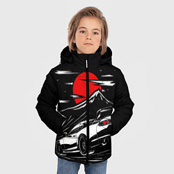 Куртка зимняя для мальчика Toyota Supra: Red Moon, цвет: 3D-черный — фото 2