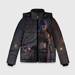 Куртка зимняя для мальчика Дерзкая Джинкс, цвет: 3D-светло-серый