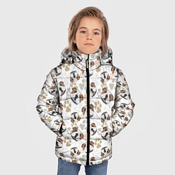 Куртка зимняя для мальчика Английский Бульдог Bulldog, цвет: 3D-черный — фото 2