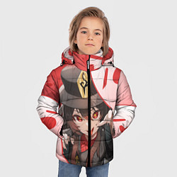 Куртка зимняя для мальчика ХУ ТАО С ПРИЗРАКАМИ, цвет: 3D-красный — фото 2
