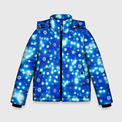 Зимняя куртка для мальчика Сверкающие снежинки