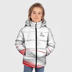 Куртка зимняя для мальчика Lexus white theme, цвет: 3D-светло-серый — фото 2