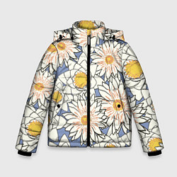 Зимняя куртка для мальчика Растение Ромашки